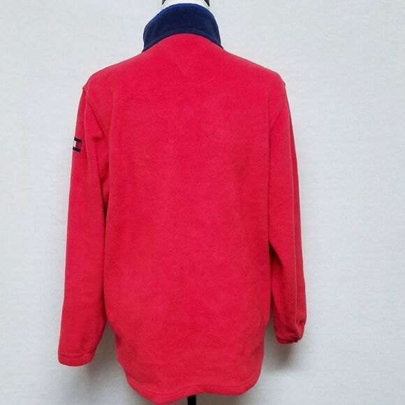 VINTAGE Tommy Hilfiger Fleece Quarter Zip Sweater - Picture 11 of 12